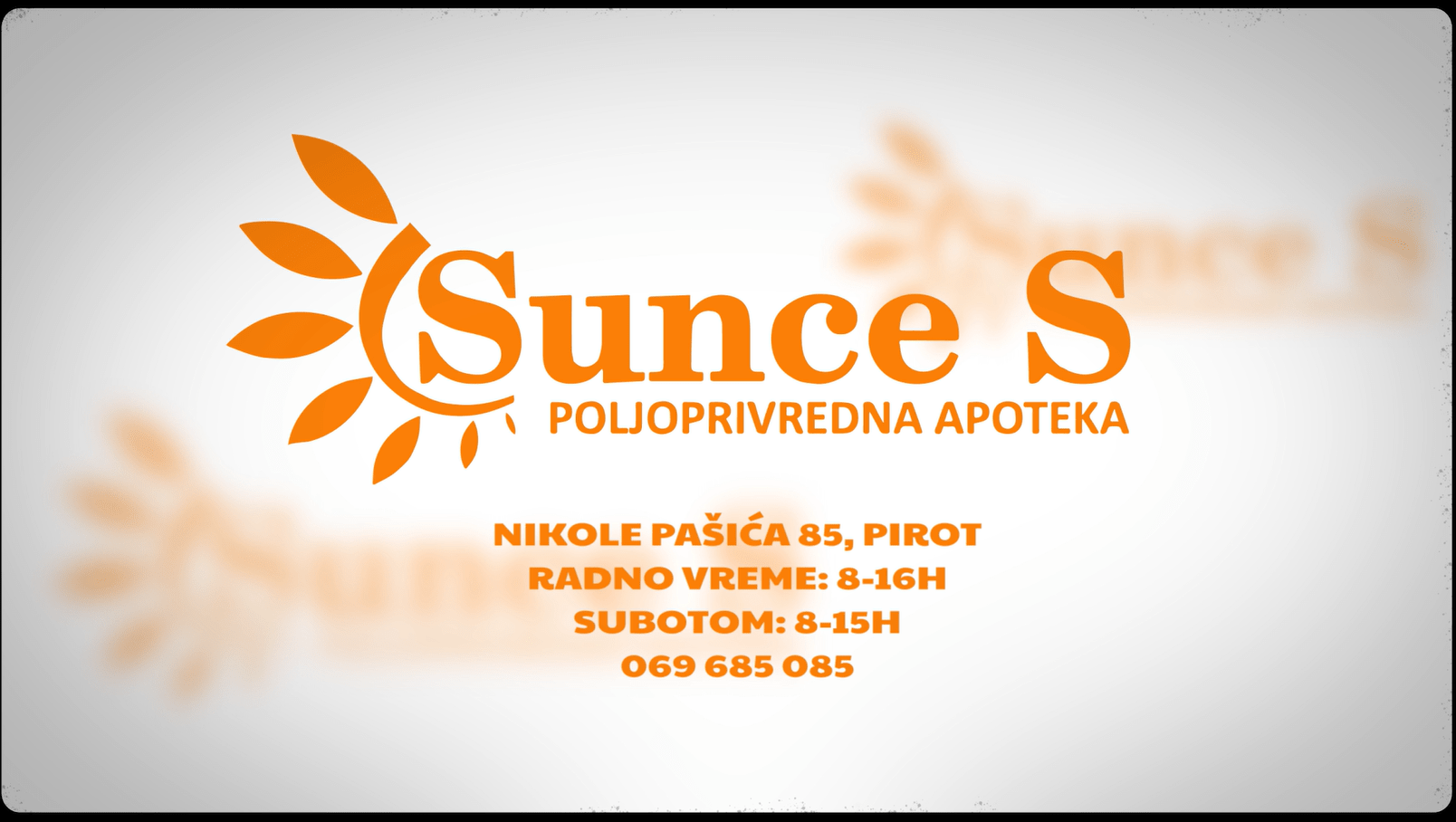 Sunce S – Poljoprivredna apoteka – Reklama